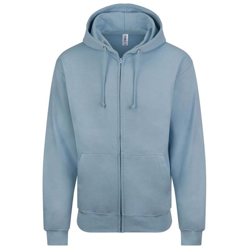 Awdis Unisex Adult Full Zip Hoodie / Sky Blue